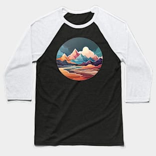 Abstract Vista Symphony: Artistic Explorations of Landscapes (230) Baseball T-Shirt